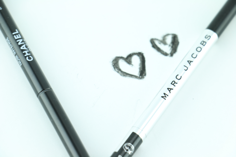 Marc Jacobs Beauty Highliner Gel Eye Crayon Eyeliner & Chanel Stylo Yeux Waterproof Long-Lasting Eyeliner