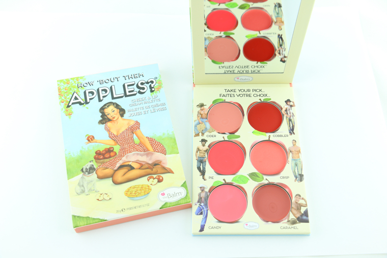 the Balm's How 'Bout Them Apples?  Lip & Cheek Cream Palette